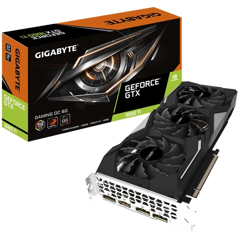 کارت گرافیک GIGABYTE GEFORCE GTX1660 Ti GAMING OC 6GB GDDR6