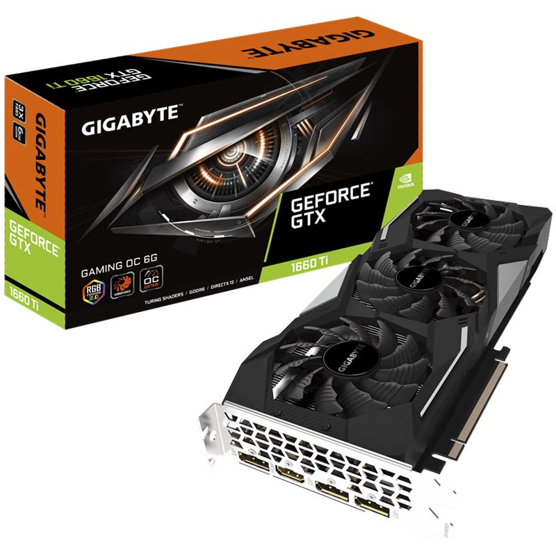 کارت گرافیک GIGABYTE GEFORCE GTX1660 Ti GAMING OC 6GB GDDR6