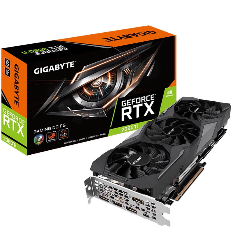 کارت گرافیک GIGABYTE GEFORCE RTX 2080 TI GAMING OC 11GB GDDR6