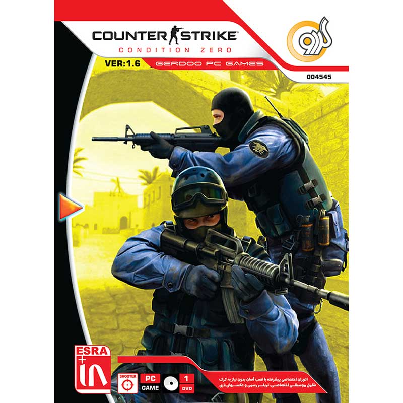 Counter Strike 1.6 Condition Zero 1DVD گردو