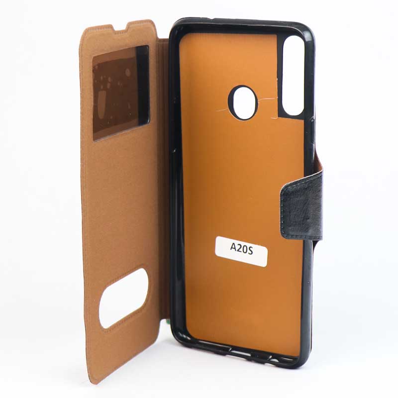 کیف چرمی سامسونگ A20s مشکی