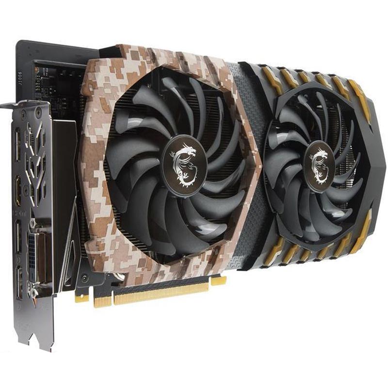 کارت گرافیک MSI GEFORCE GTX1060 CAMO SQUAD 6GB GDDR5