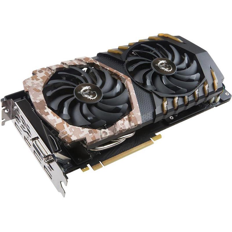 کارت گرافیک MSI GEFORCE GTX1060 CAMO SQUAD 6GB GDDR5
