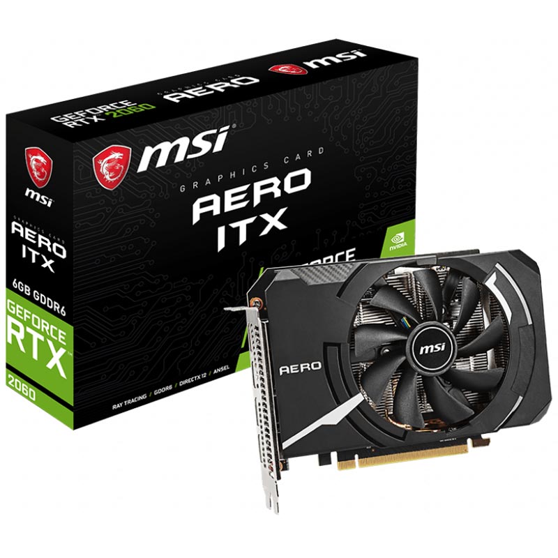 کارت گرافیک MSI GEFORCE RTX2060 AERO ITX 6GB GDDR6
