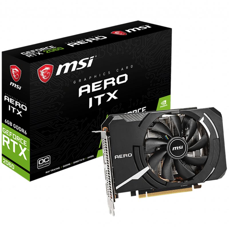 کارت گرافیک MSI GEFORCE RTX2060 AERO ITX 6GB OC GDDR6