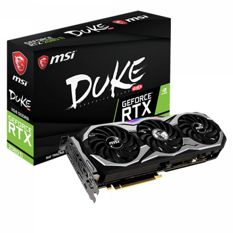 کارت گرافیک MSI GEFORCE RTX2080 Ti DUKE 11GB GDDR6