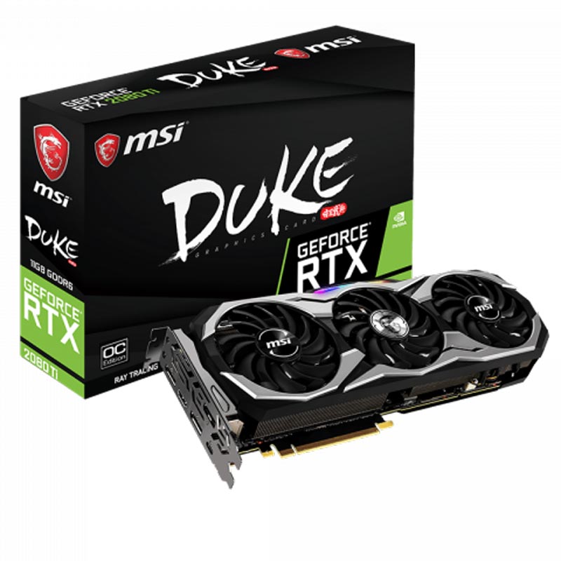کارت گرافیک MSI GEFORCE RTX2080 Ti DUKE 11GB OC GDDR6