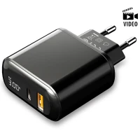 کلگی فست شارژ Mcdodo CH-7170 2Port 3A QC3 PD 18W