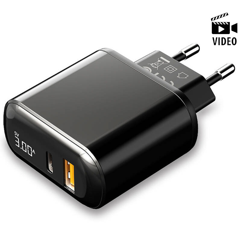 کلگی فست شارژ Mcdodo CH-7170 2Port 3A QC3 PD 18W