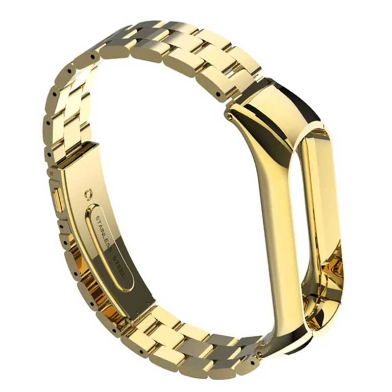 بند فلزی دستبند سلامتی Mi Band 3 / 4 3Bead