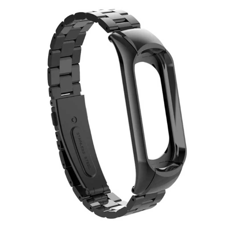 بند فلزی دستبند سلامتی Mi Band 3 / 4 3Bead