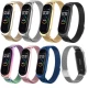 بند فلزی دستبند سلامتی Mi Band 3 / 4 Milanese