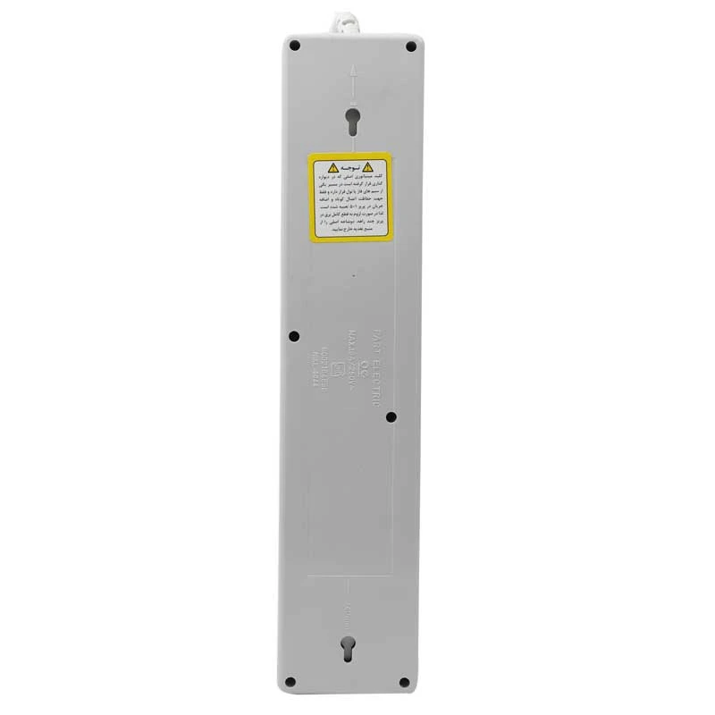 چند راهی 5+1 خانه فیوز دار پارت الکتریک PE2162 با کابل 5 متری