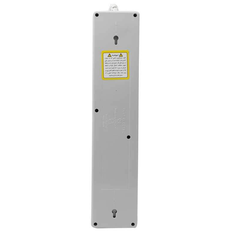 چند راهی 5+1 خانه فیوز دار پارت الکتریک PE2162 با کابل 5 متری
