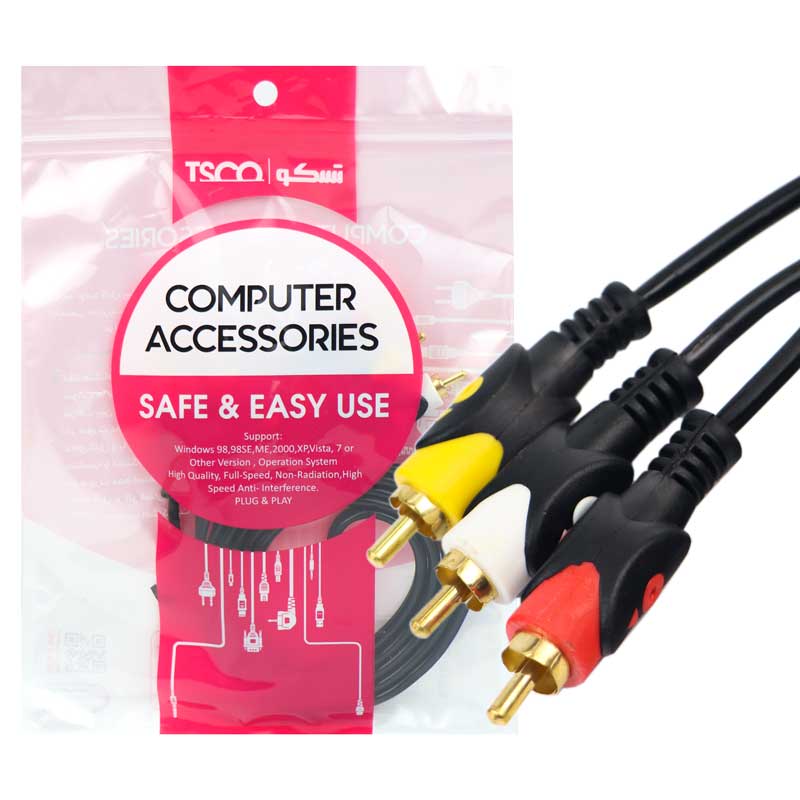 کابل 3 به 3 TSCO TC13 AV RCA