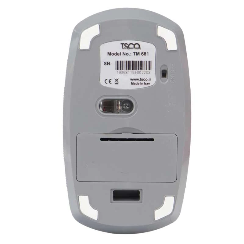 موس بی سیم TSCO TM 681W سفید