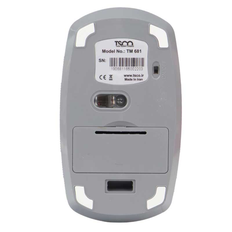 موس بی سیم TSCO TM 681W سفید