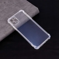 قاب ژله ای ضربه گیر بی رنگ محافظ لنزدار iPhone 11 Pro Max
