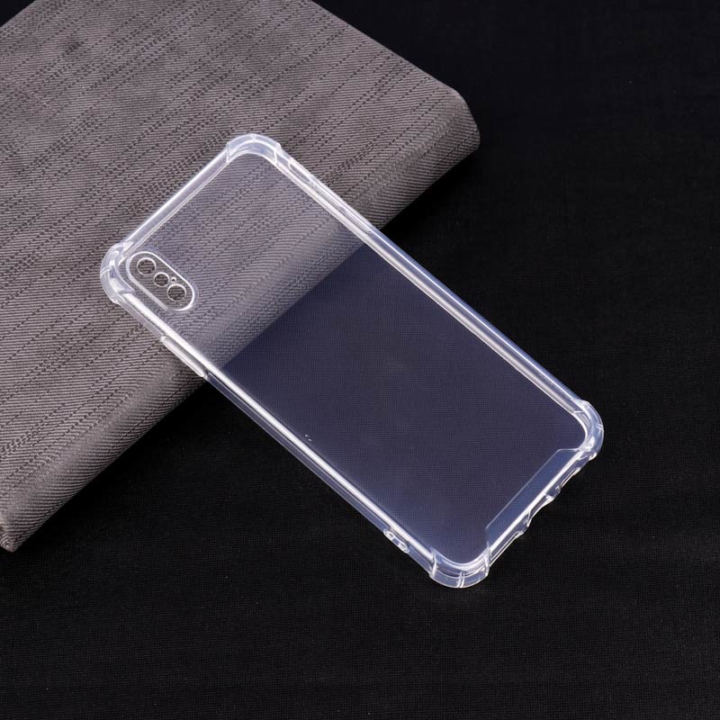 قاب ژله ای ضربه گیر بی رنگ محافظ لنزدار iPhone XS Max
