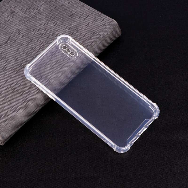 قاب ژله ای ضربه گیر بی رنگ محافظ لنزدار iPhone XS Max