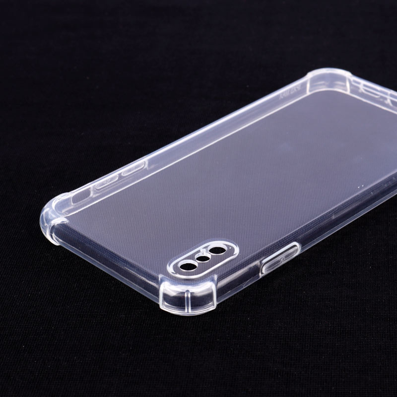 قاب ژله ای ضربه گیر بی رنگ محافظ لنزدار iPhone XS Max