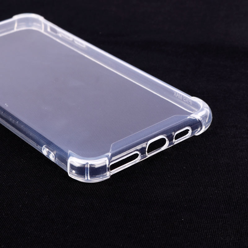 قاب ژله ای ضربه گیر بی رنگ محافظ لنزدار iPhone XS Max