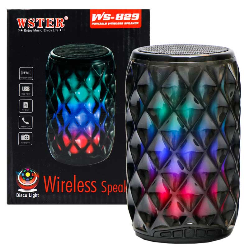 اسپیکر بلوتوثی فلش خور وستر مدل WSTER WS-829