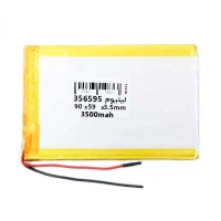 باتری لیتیوم 3500mAh 90*59*3.5mm 356595