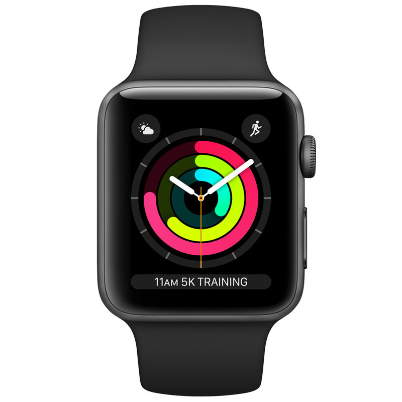 ساعت هوشمند اپل سری 3 Apple Watch 38mm Aluminium Case Sport Band