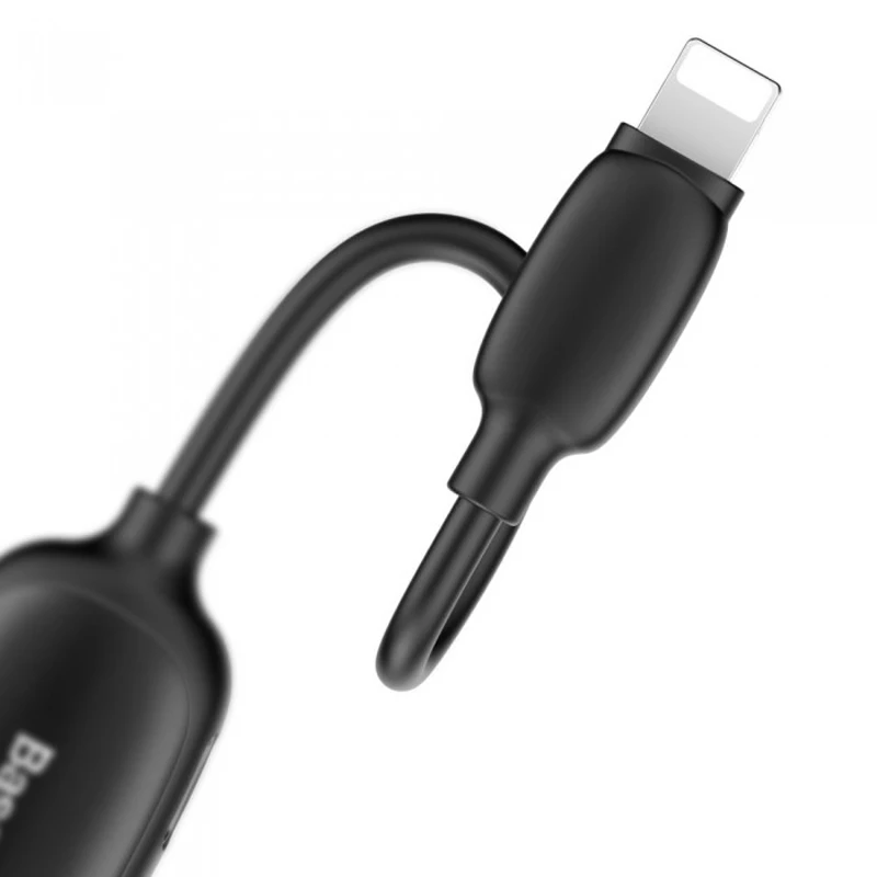 مبدل 1 به 2 لایتنینگ به AUX و لایتنینگ Baseus CALL51-01