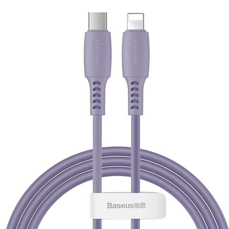 کابل تبدیل Baseus Colorful CATLDC Type-C to Lightning 1.2m