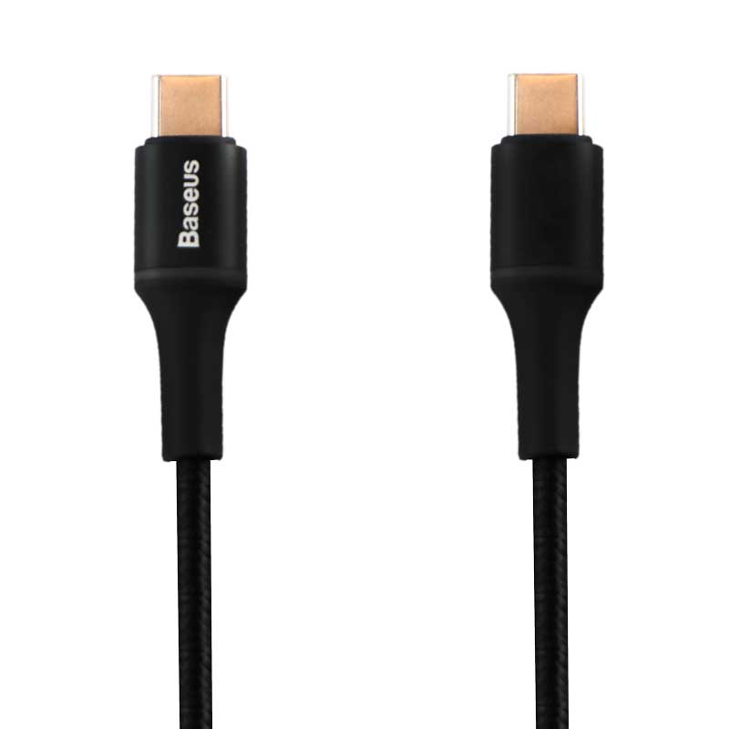 کابل کنفی Baseus Halo CATGH-l01 PD2.0 Type-C to Type-C 50cm