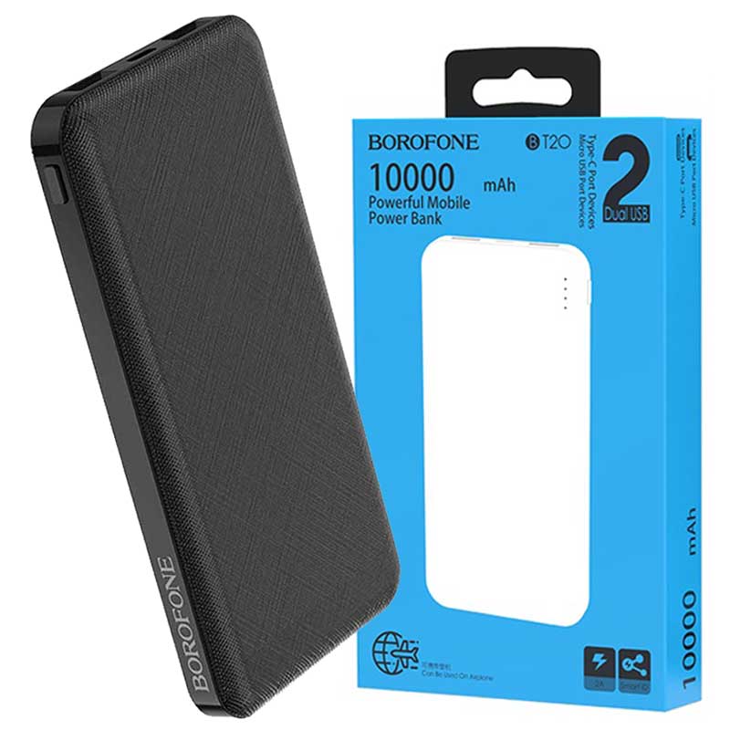 پاور بانک 10000 بروفون Borofone BT20 (گارانتی 6 ماهه)