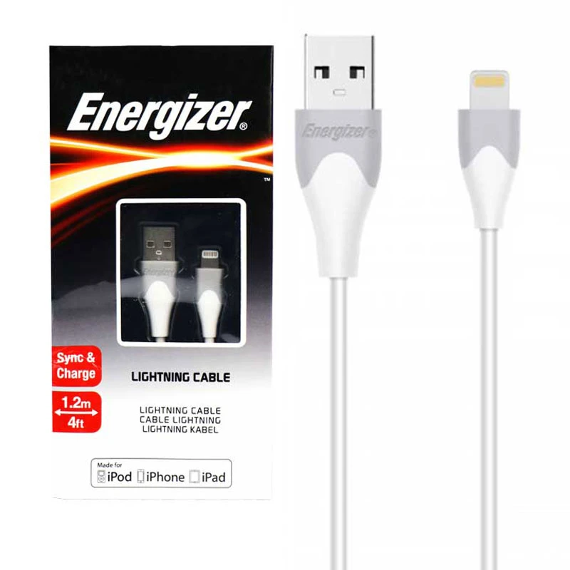 کابل آیفونی Energizer C61LIGWH4 1.2m