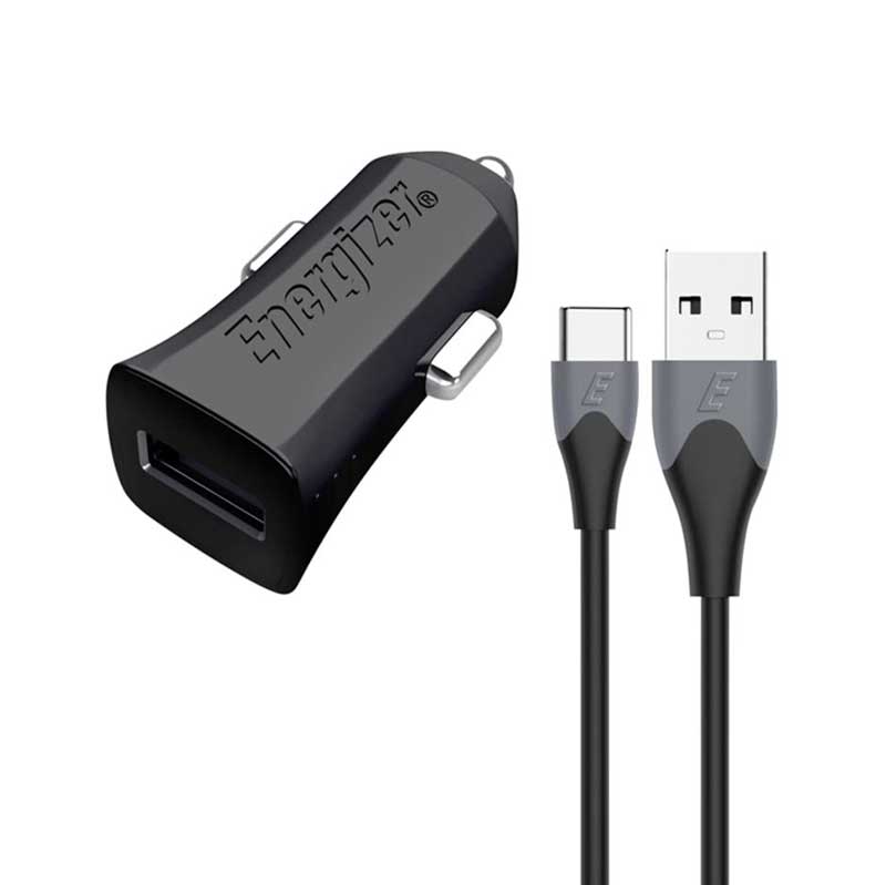 شارژر فندکی فست Energizer Ultimate DC1Q3UC23 QC3 + کابل Type-C