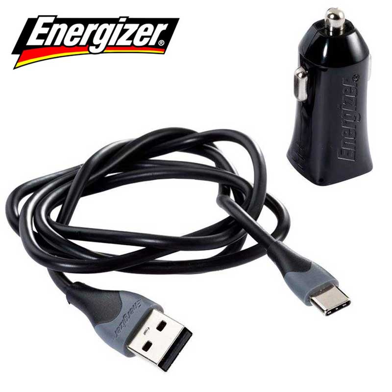 شارژر فندکی فست Energizer Ultimate DC1Q3UC23 QC3 + کابل Type-C