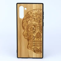 قاب طرحدار چوبی Bomboo کد8 سامسونگ Note10