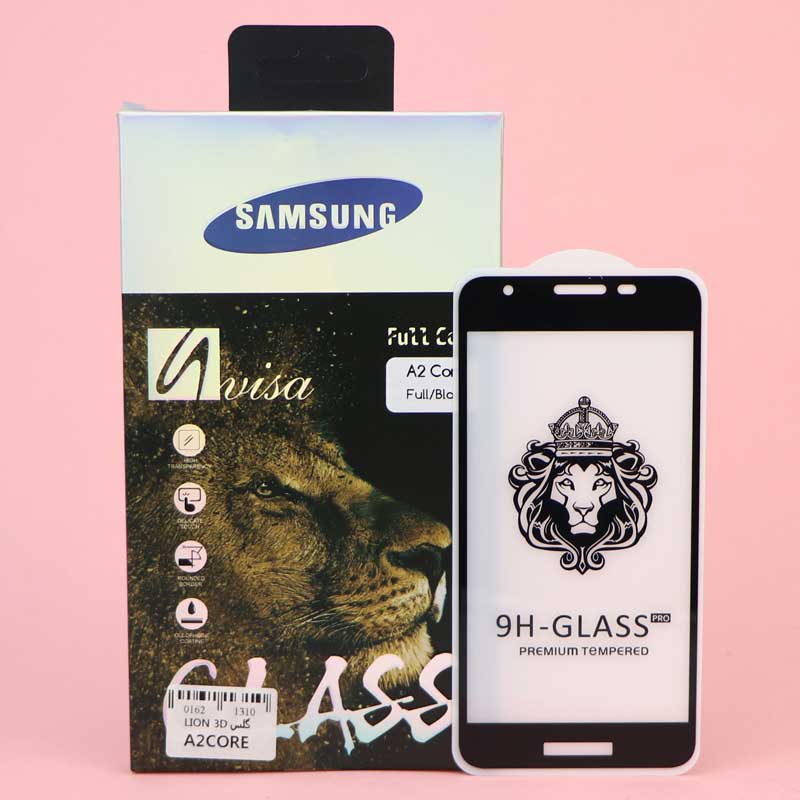 گلس 3D پکدار LIONSERIES سامسونگ A2 Core
