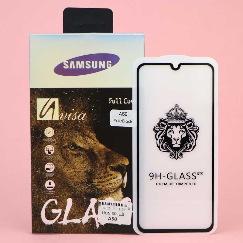 گلس 3D پکدار LIONSERIES سامسونگ A50