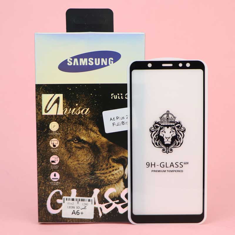 گلس 3D پکدار LIONSERIES سامسونگ A6 Plus