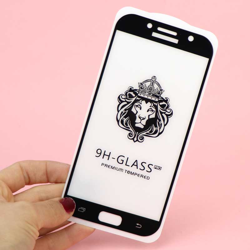 گلس 3D پکدار LIONSERIES سامسونگ A7 2017