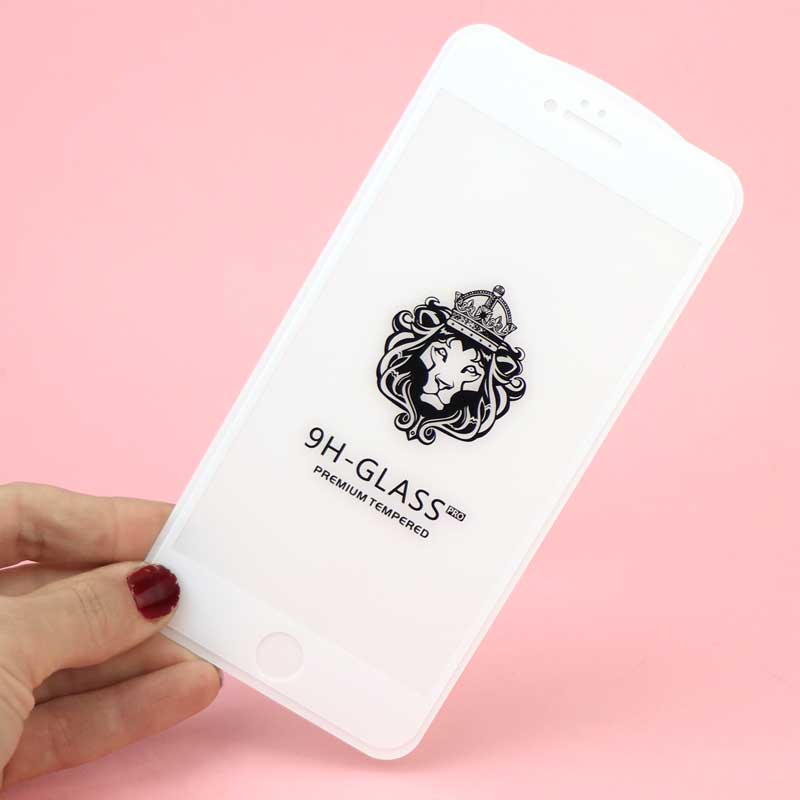 گلس 3D پکدار LIONSERIES آیفون iPhone 6 Plus سفید