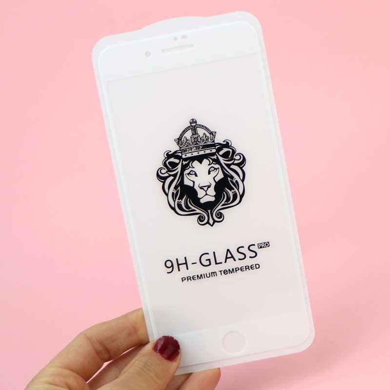 گلس 3D پکدار LIONSERIES آیفون iPhone 7/8 Plus سفید