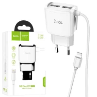 شارژر دیواری سیم وصل هوکو C59A 2.1A