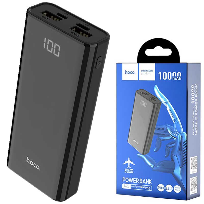 پاور بانک 10000 هوکو Hoco J45 (گارانتی 6 ماهه)