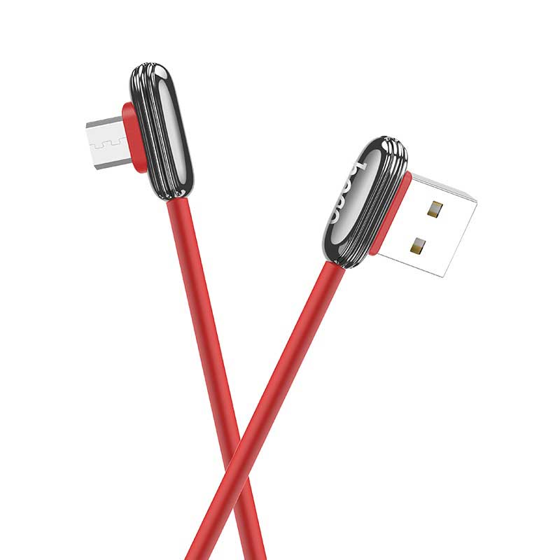 کابل میکرو یو اس بی Hoco U60 Soul Secret 1.2m یکسر L (گارانتی 6 ماهه)