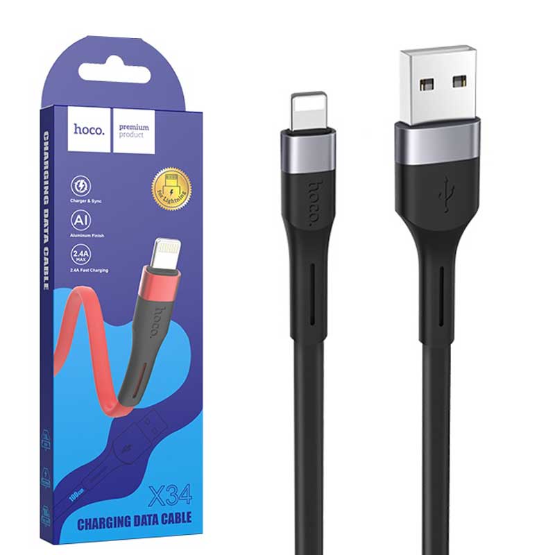 کابل آیفونی Hoco X34 Surpass 1m (گارانتی 6 ماهه)