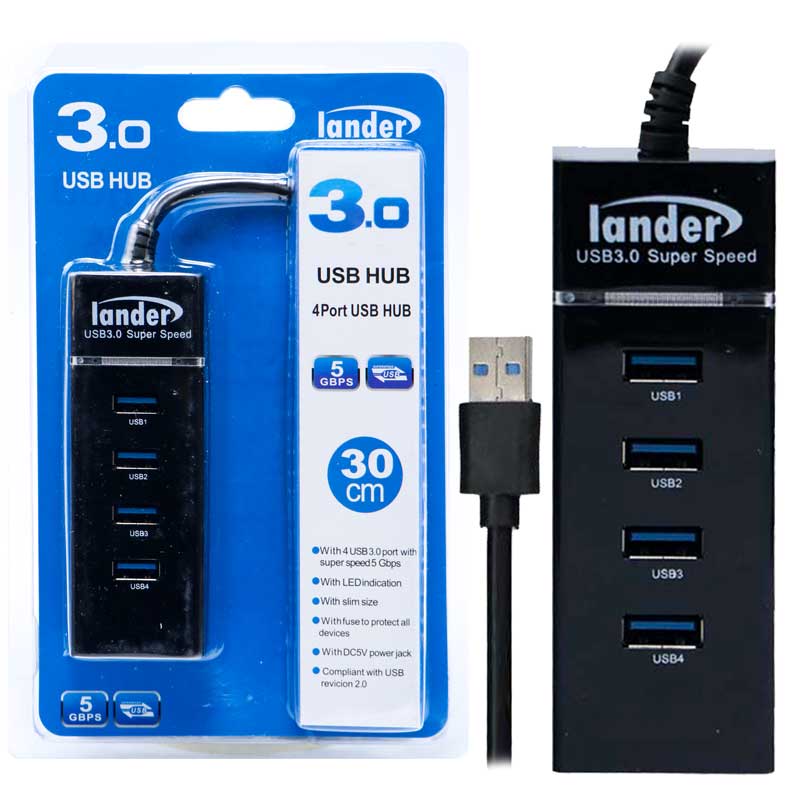 هاب 4 پورت USB3.0 لندر