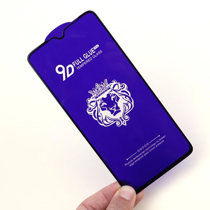گلس تمام چسب Lion King شیائومی Xiaomi Mi 9 Lite آبی