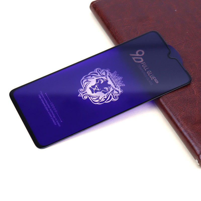 گلس تمام چسب Lion King شیائومی Xiaomi Mi A3 Lite آبی